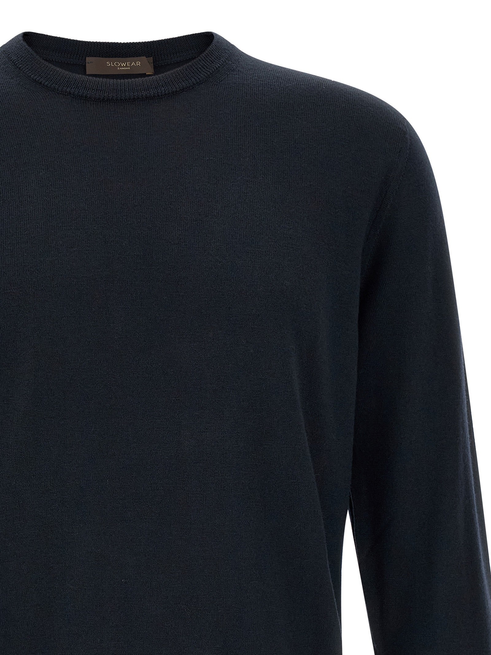 Zanone Giro Sweater Blue