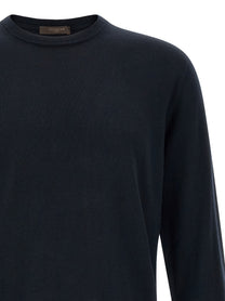 Zanone Giro Sweater Blue