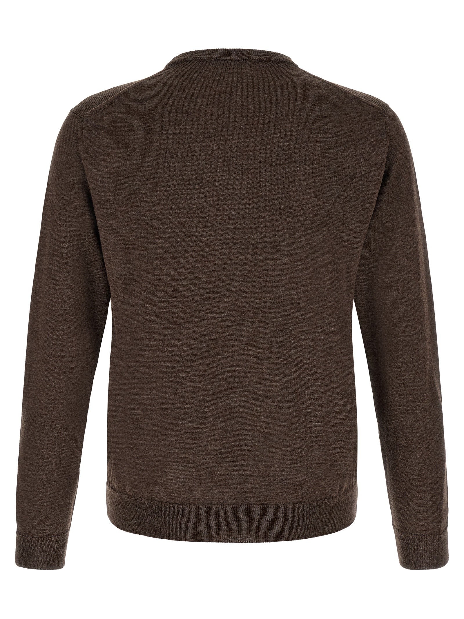 Zanone Giro Sweater Brown