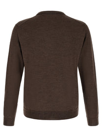 Zanone Giro Sweater Brown