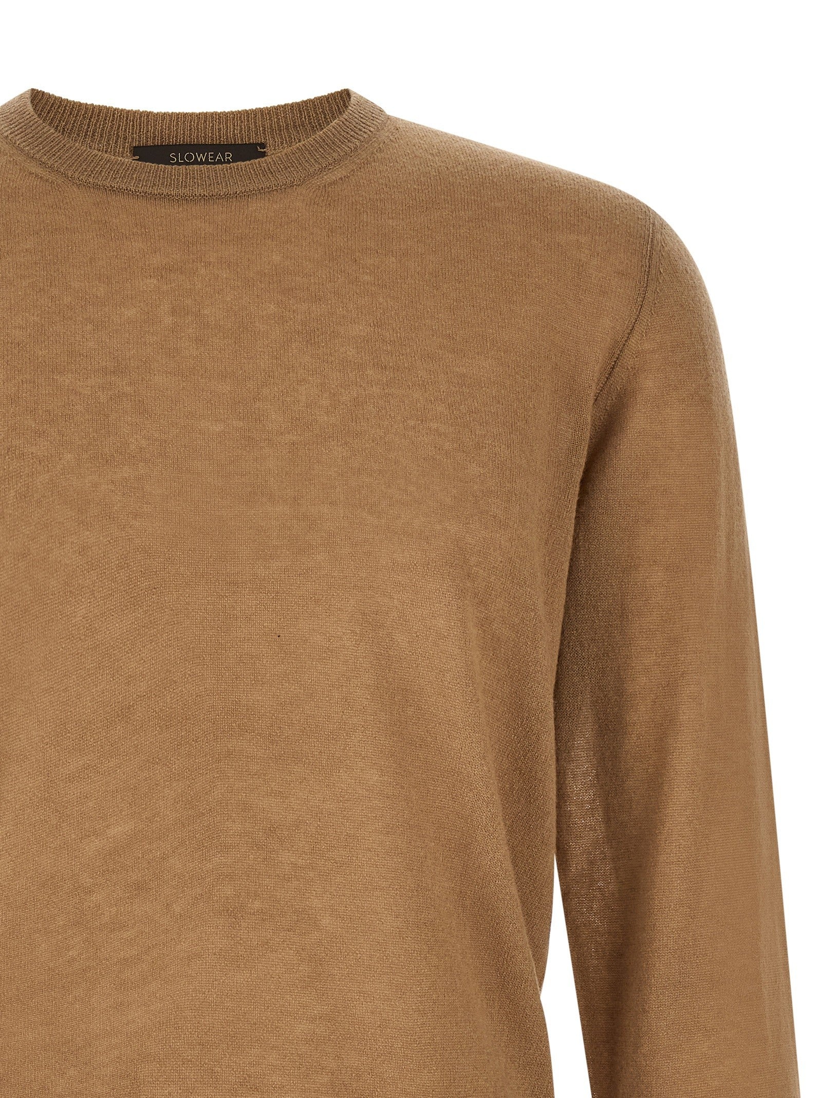 Zanone Giro Sweater Brown