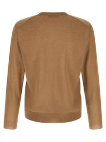 Zanone Giro Sweater Brown