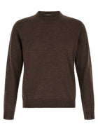 Zanone Giro Sweater Brown