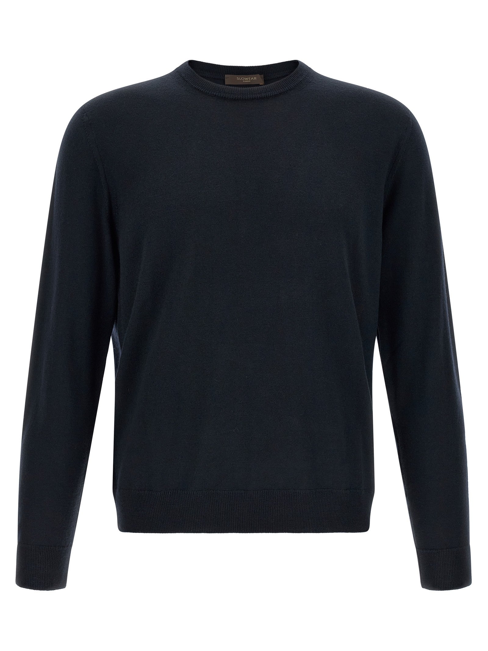 Zanone Giro Sweater Blue