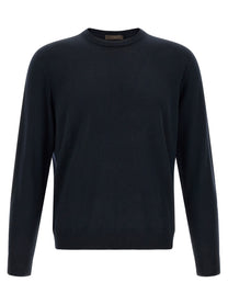 Zanone Giro Sweater Blue