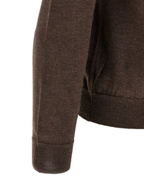 Zanone Giro Sweater Brown