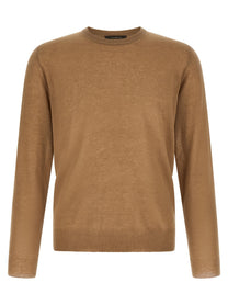 Zanone Giro Sweater Brown