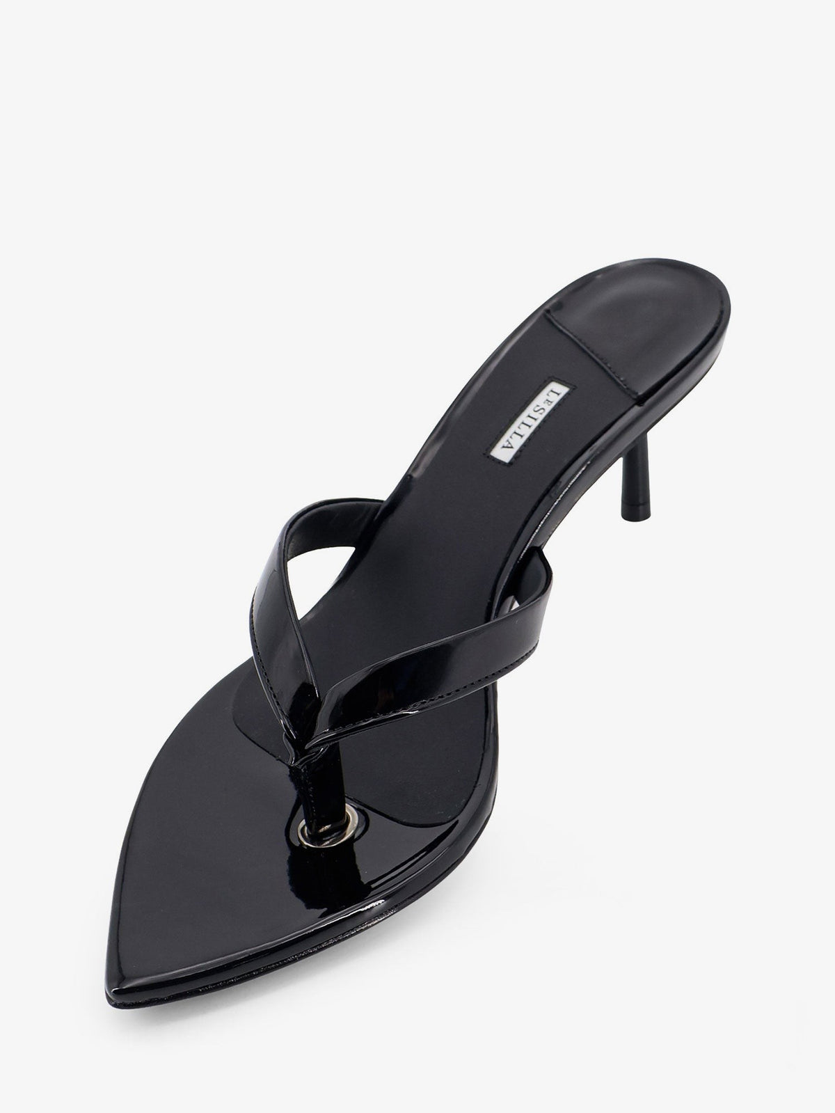 Le Silla Women's Gisele Patent Leather Sandals Black