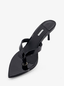 Le Silla Women's Gisele Patent Leather Sandals Black