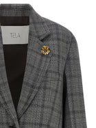 TELA Giselle Blazer Grey, view 3