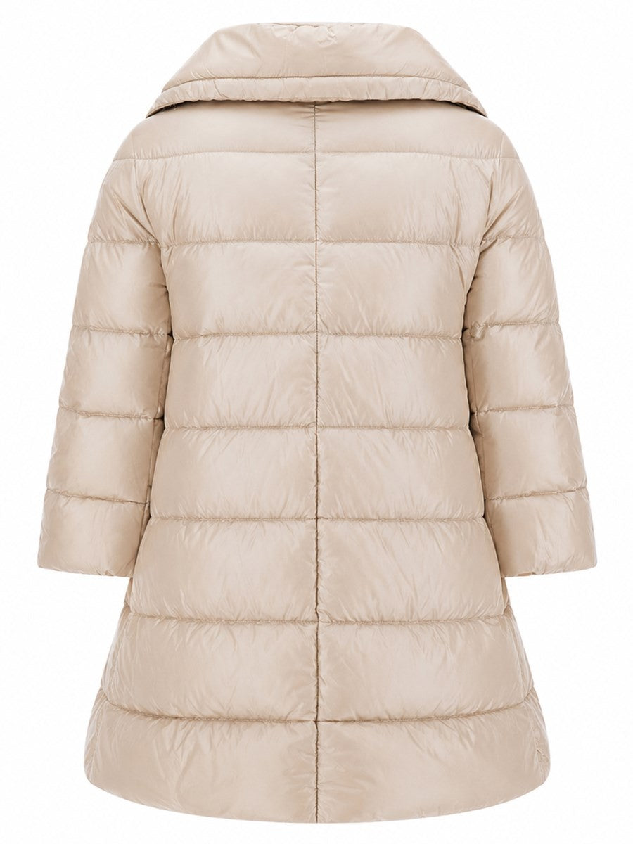 Herno Women's Giubbotto Shape Cleofe Beige