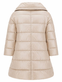 Herno Women's Giubbotto Shape Cleofe Beige