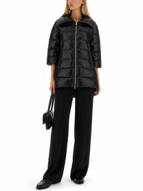 Herno Women's Giubbotto Shape Cleofe Black
