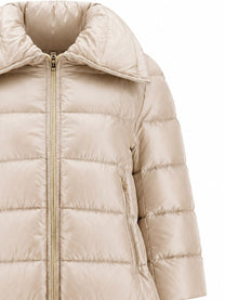Herno Women's Giubbotto Shape Cleofe Beige