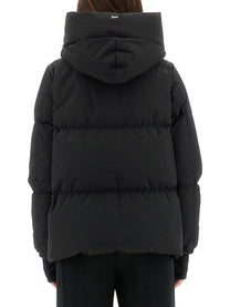 Herno Women's Giubbotto Con Cappuccio Black