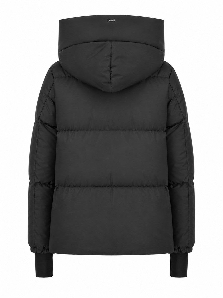 Herno Women's Hooded Jacket Black, view 2