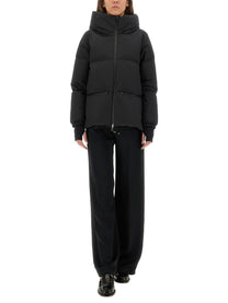 Herno Women's Giubbotto Con Cappuccio Black