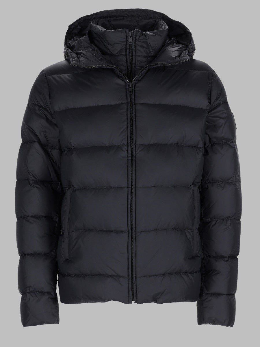 Fay Men's Giubbotto Piumino Con Cappuccio Black