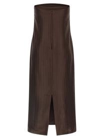 Loulou De Saison Giulia Dress Brown