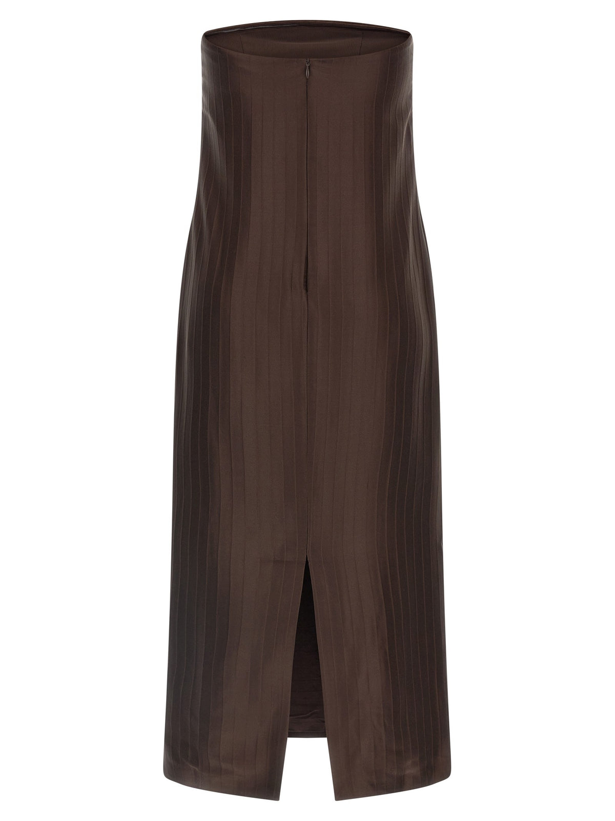 Loulou De Saison Giulia Dress Brown, view 2