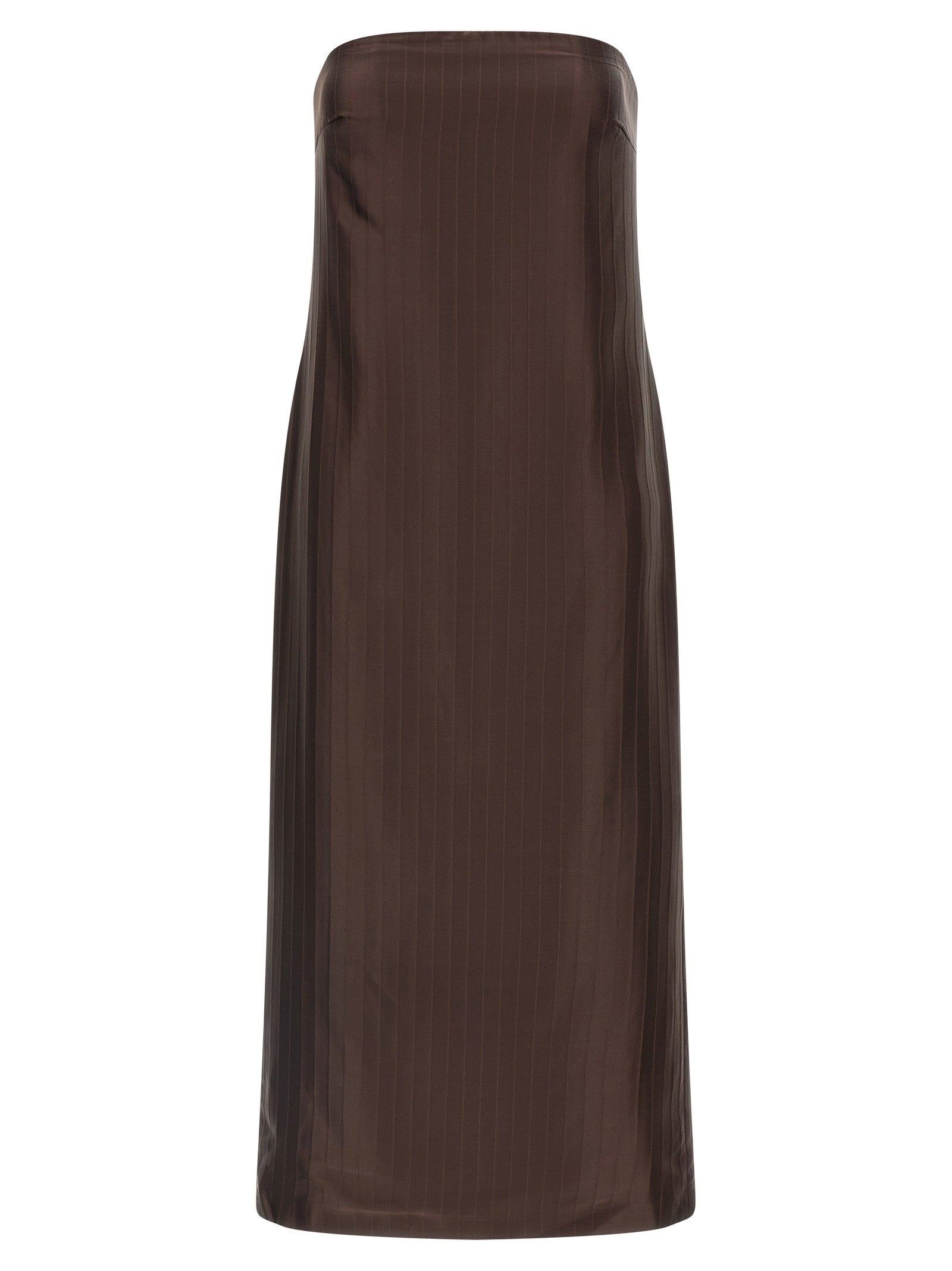 Loulou De Saison Giulia Dress Brown