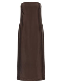 Loulou De Saison Giulia Dress Brown