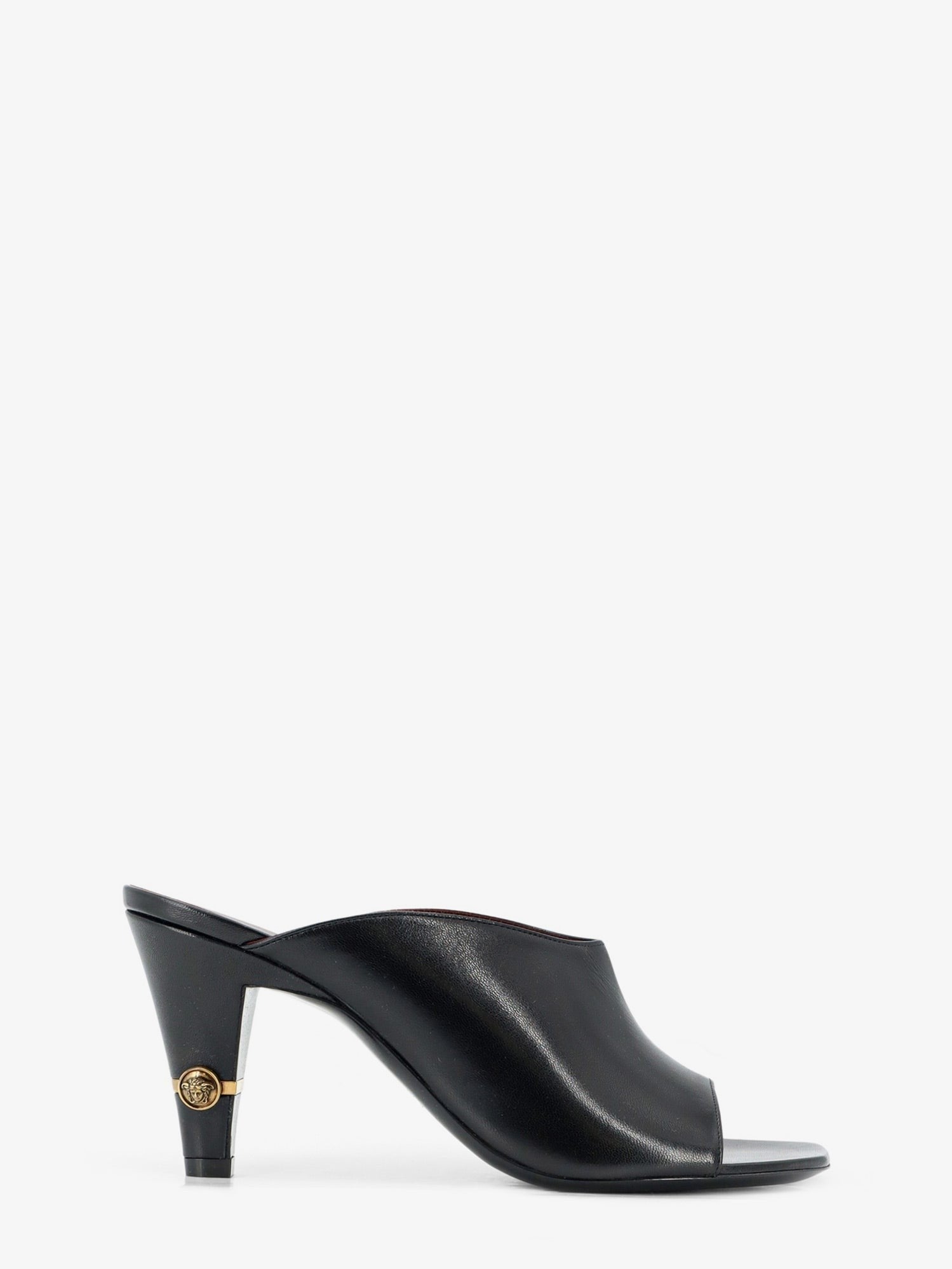 Versace Women's Giulietta Leather Sandals Black