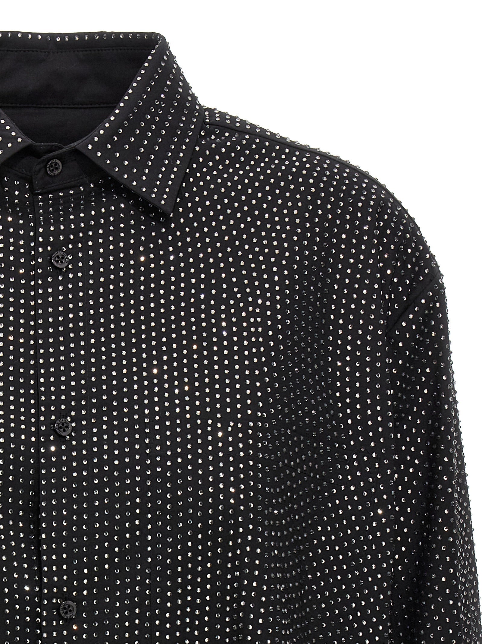 GIUSEPPE DI MORABITO - GIUSEPPE DI MORABITO - Rhinestone shirt - Women’s Tops