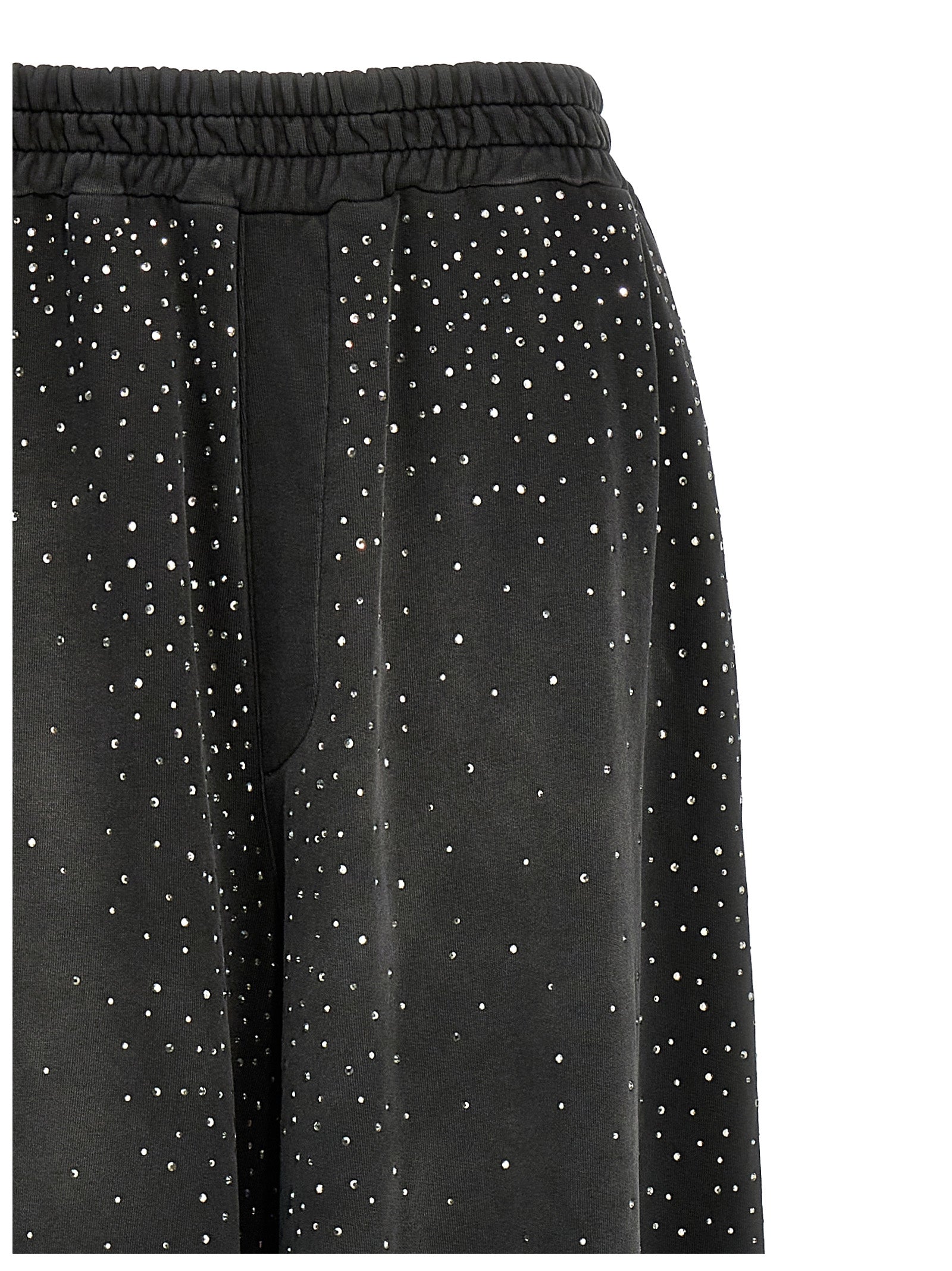 GIUSEPPE DI MORABITO - GIUSEPPE DI MORABITO - Rhinestone joggers - Women’s Pants