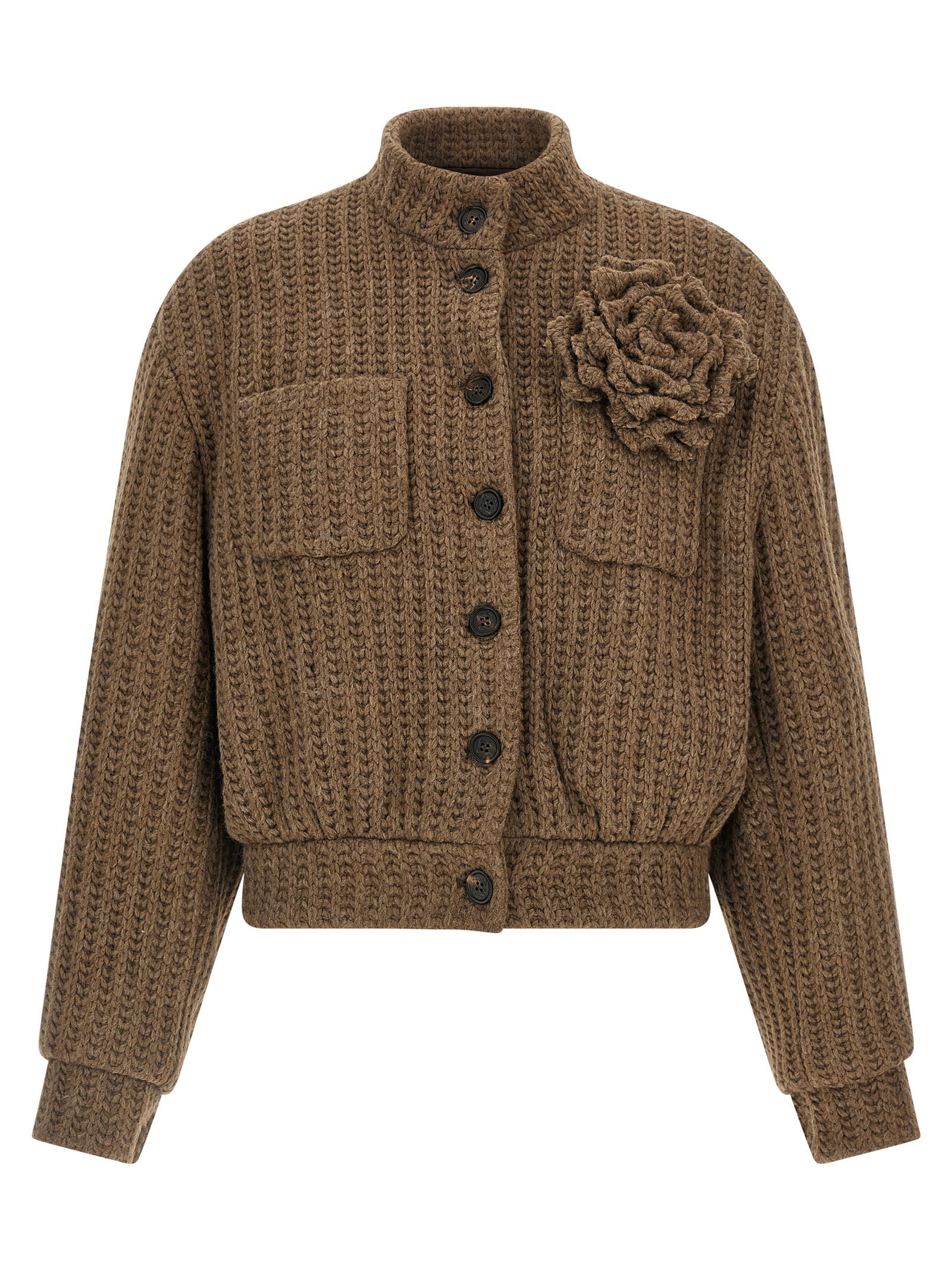 GIUSEPPE DI MORABITO - GIUSEPPE DI MORABITO - Wool bomber jacket - Women’s Outerwear