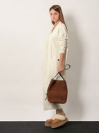 Max Mara Women's Giusto Cashmere Cardigan White, view 2