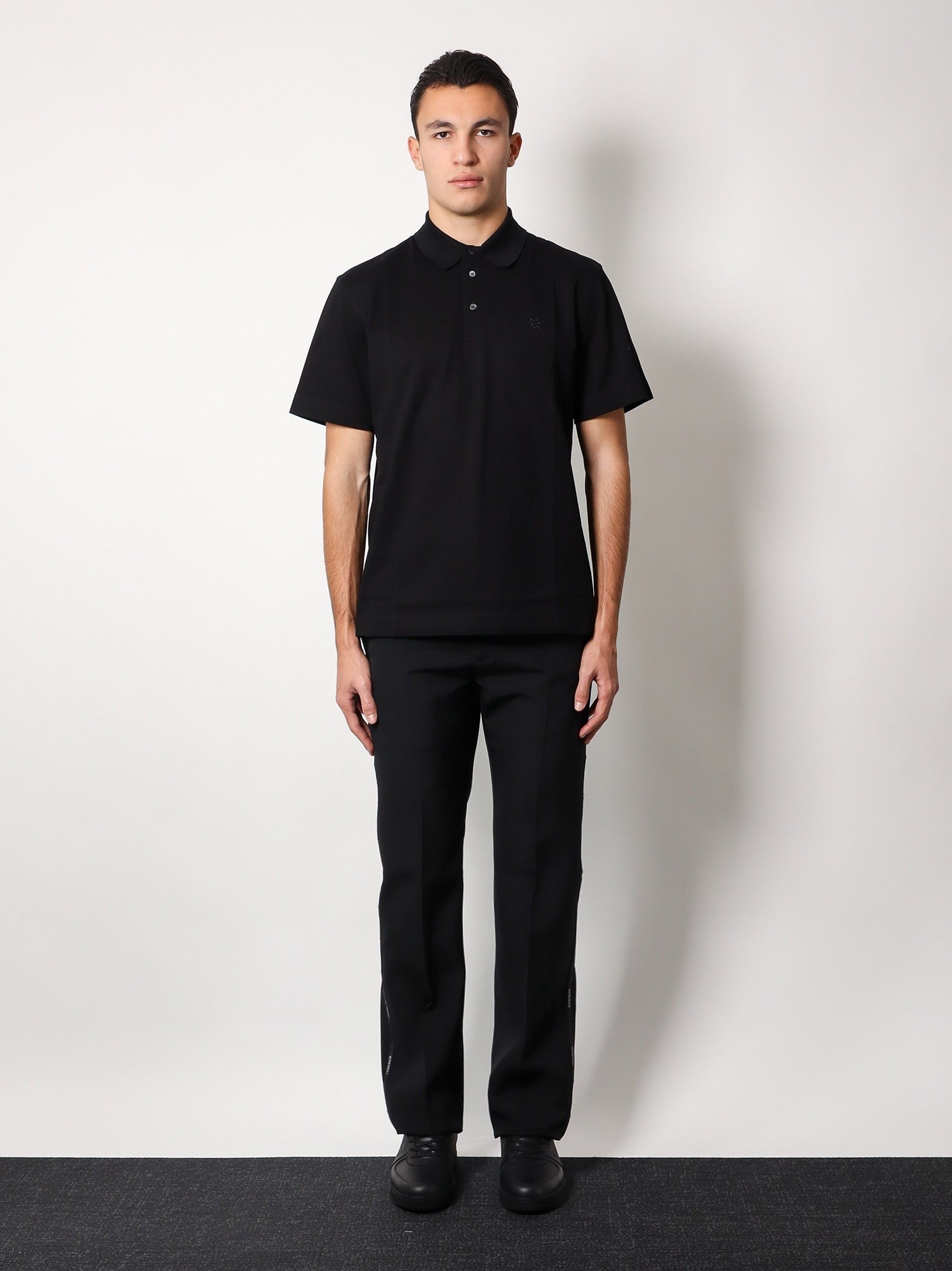 Givenchy - Givenchy Piqué Cotton Polo Shirt With 4g Embroidery - Men’s Tops