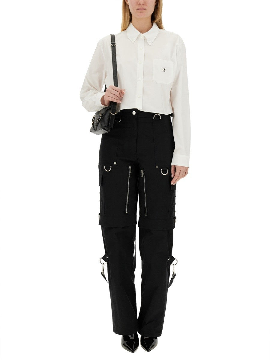 Givenchy - Givenchy Cropped Shirt - Women’s Tops
