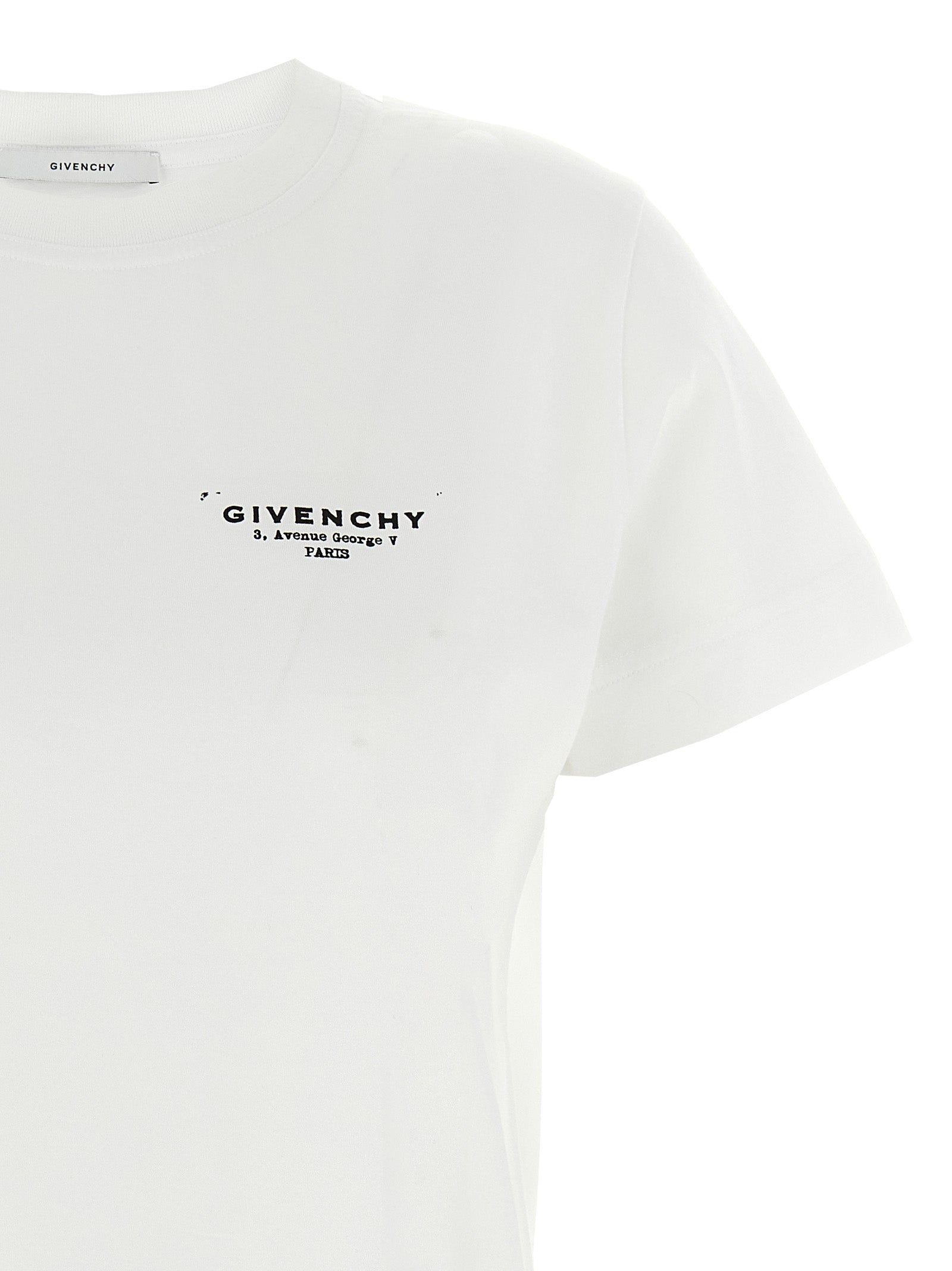 GIVENCHY - GIVENCHY - ’GIVENCHY Stamp’ T-shirt - Women’s Tops