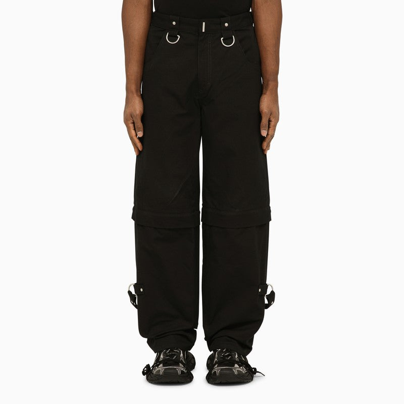 Givenchy - Givenchy Black trousers with removable bottoms - Trousers