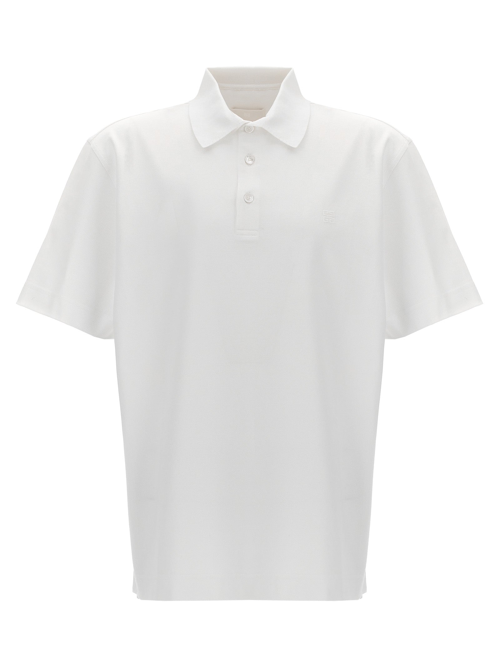 GIVENCHY - GIVENCHY - Logo embroidery polo shirt - Men’s Tops