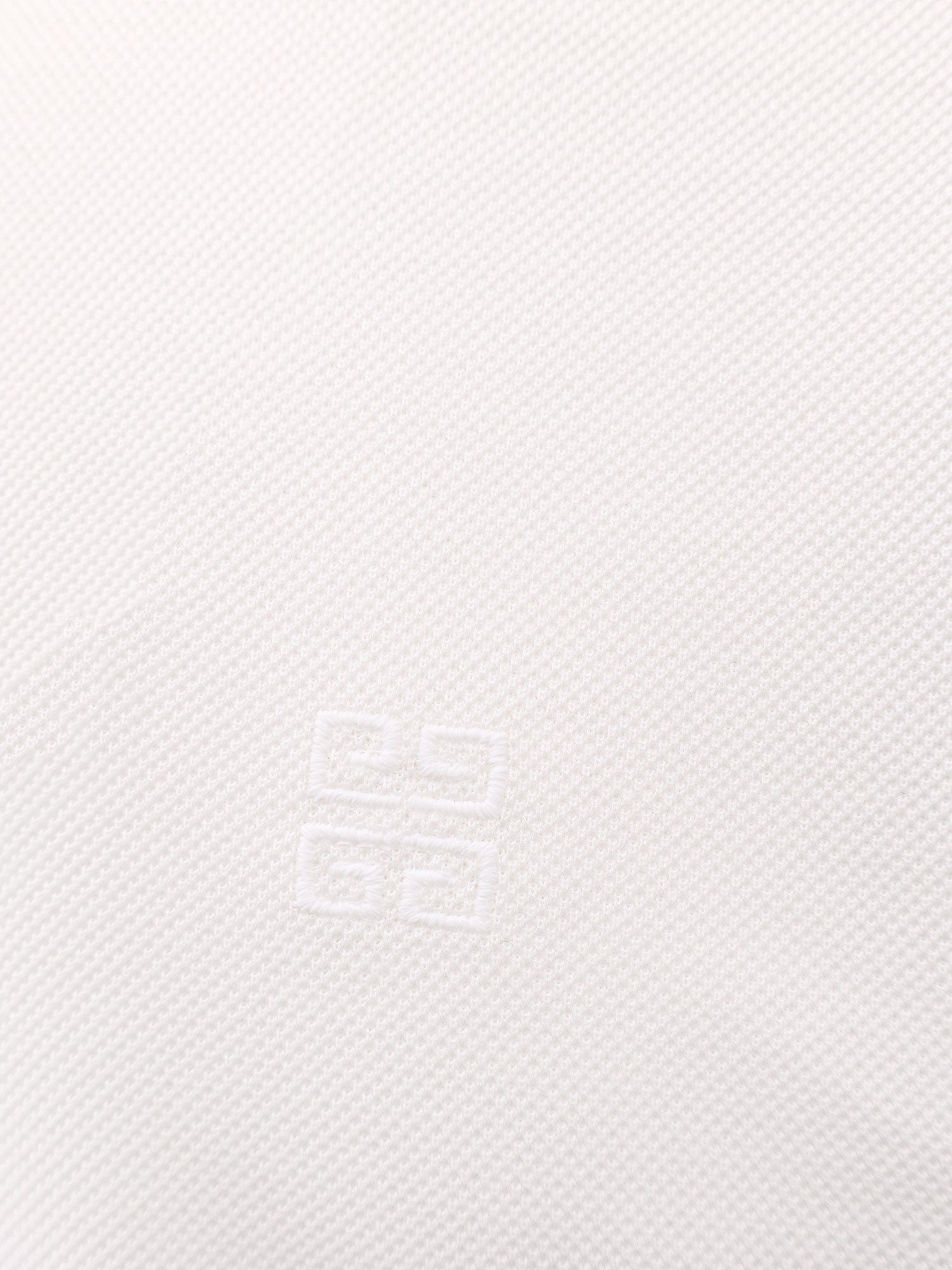 Givenchy - Givenchy Piqué Cotton Polo Shirt With 4g Embroidery - Men’s Tops