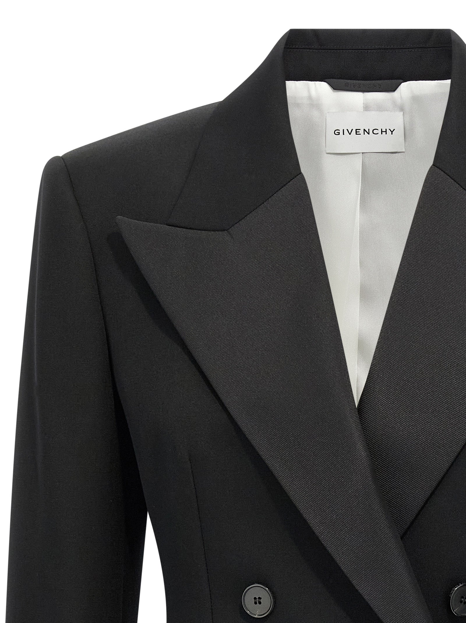 GIVENCHY - GIVENCHY - Satin lapel blazer - Women’s Clothing