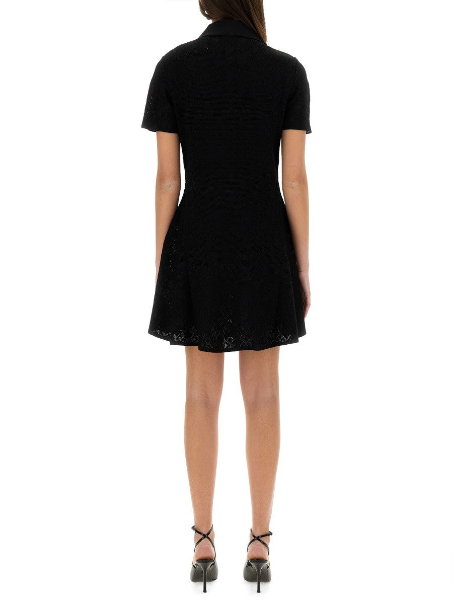 Givenchy - Givenchy ’Monogram 72’’ Jacquard Polo Style Dress - Women’s Clothing