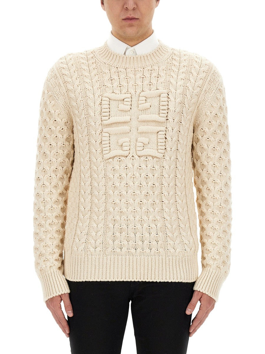 Givenchy - Givenchy Jersey With Logo - Men’s Knitwear