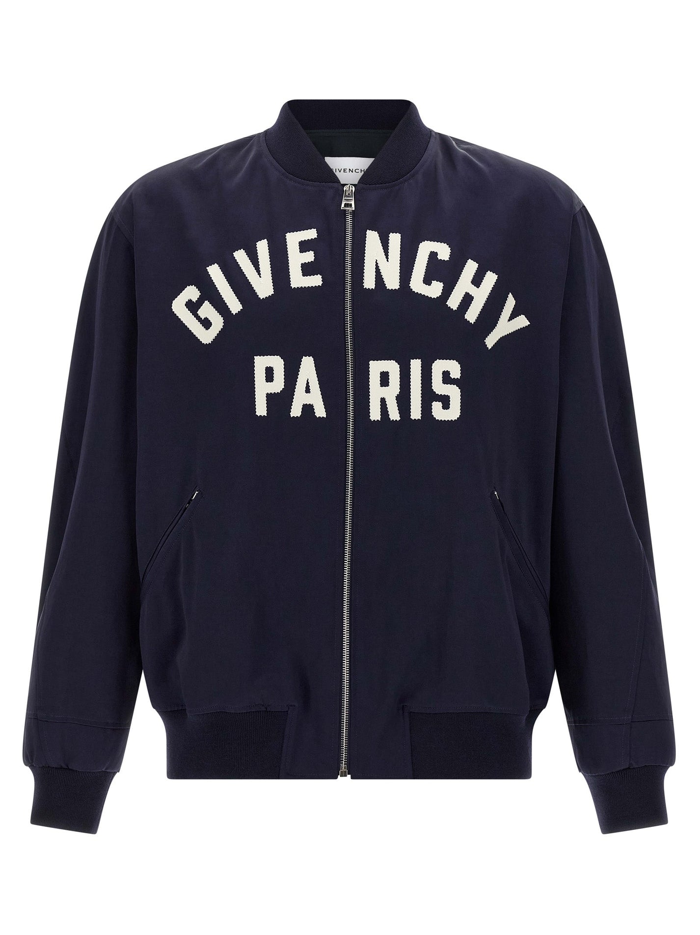 GIVENCHY - GIVENCHY - Logo bomber jacket - Men’s Outerwear