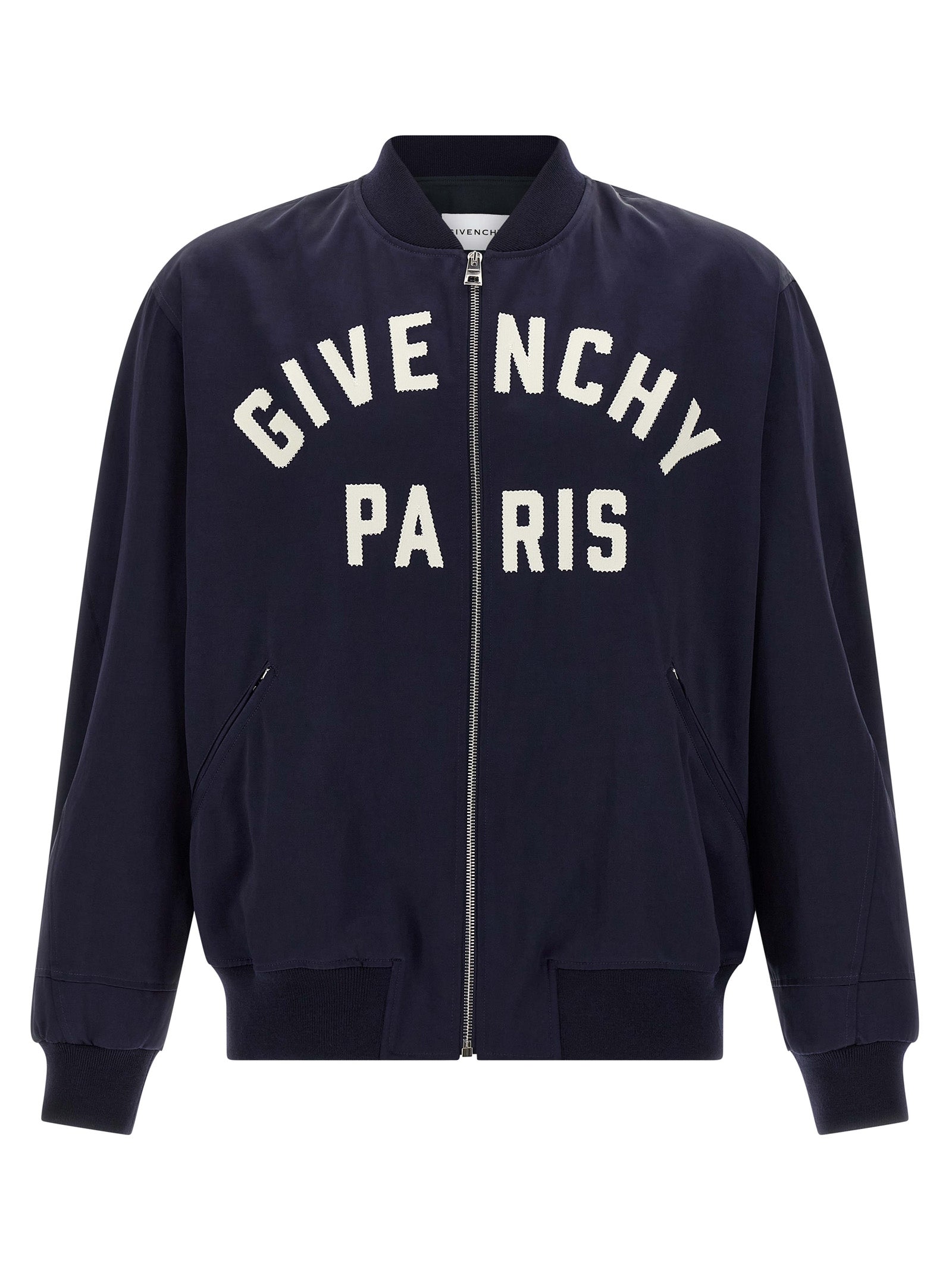 GIVENCHY - GIVENCHY - Logo bomber jacket - Men’s Outerwear
