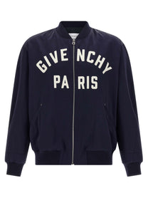 GIVENCHY - GIVENCHY - Logo bomber jacket - Men’s Outerwear