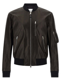 GIVENCHY - GIVENCHY - Leather bomber jacket - Men’s Outerwear