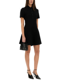 Givenchy - Givenchy ’Monogram 72’’ Jacquard Polo Style Dress - Women’s Clothing
