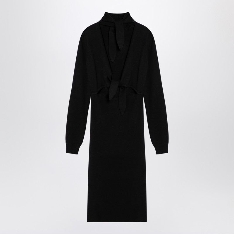 Givenchy - Givenchy Black wool-blend turtleneck dress - Dresses