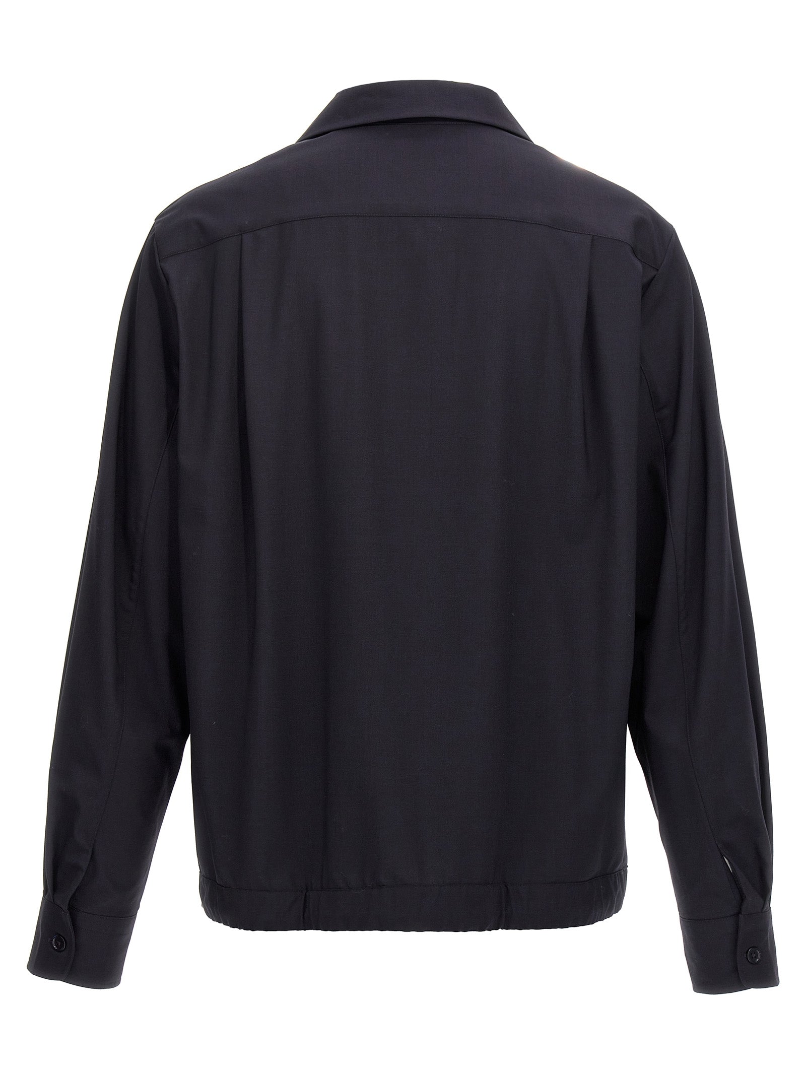 GIVENCHY - GIVENCHY - Logo plaque shirt - Men’s Top