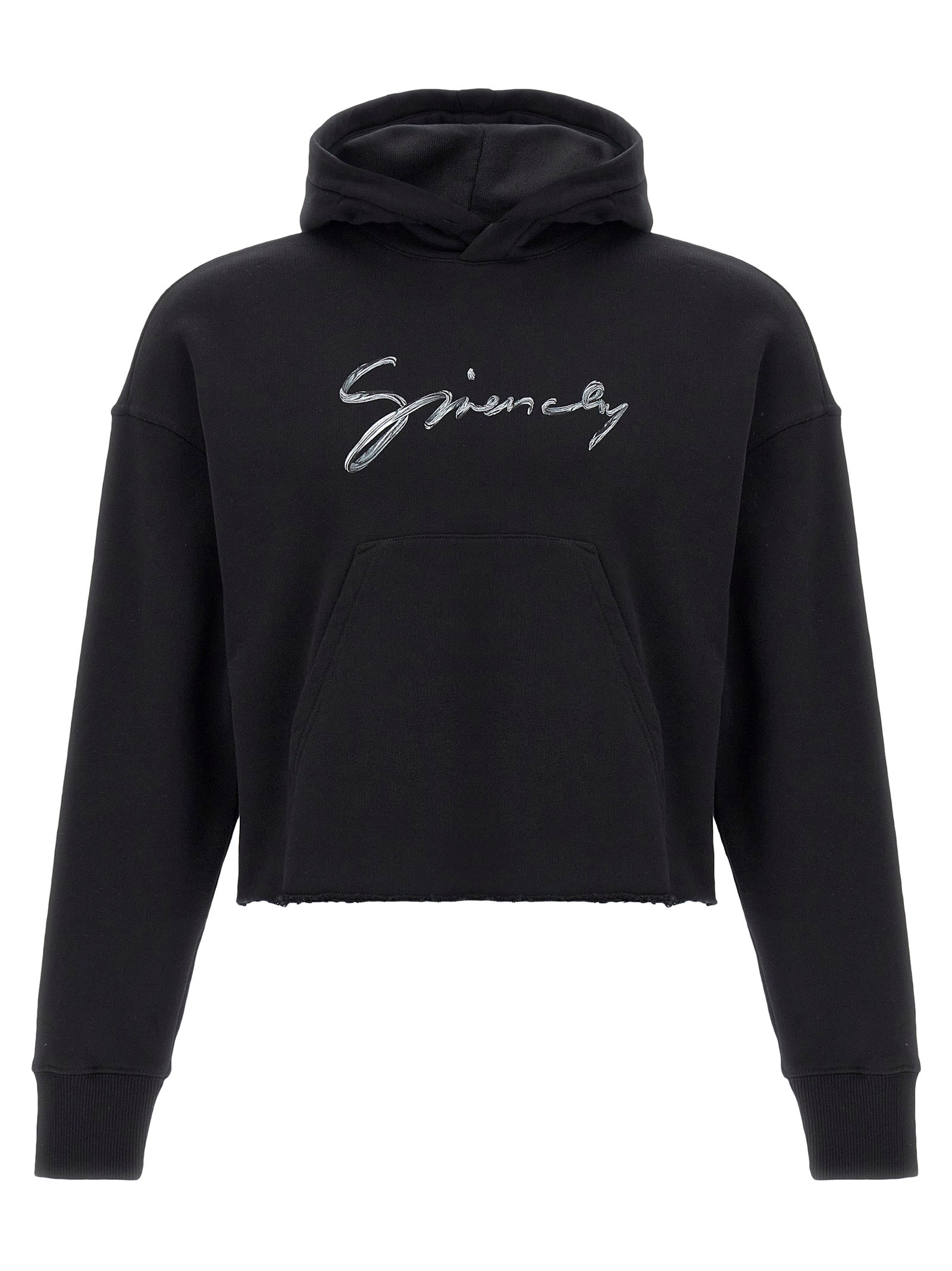 GIVENCHY - GIVENCHY - Cropped hoodie - Women’s Sweatshirts