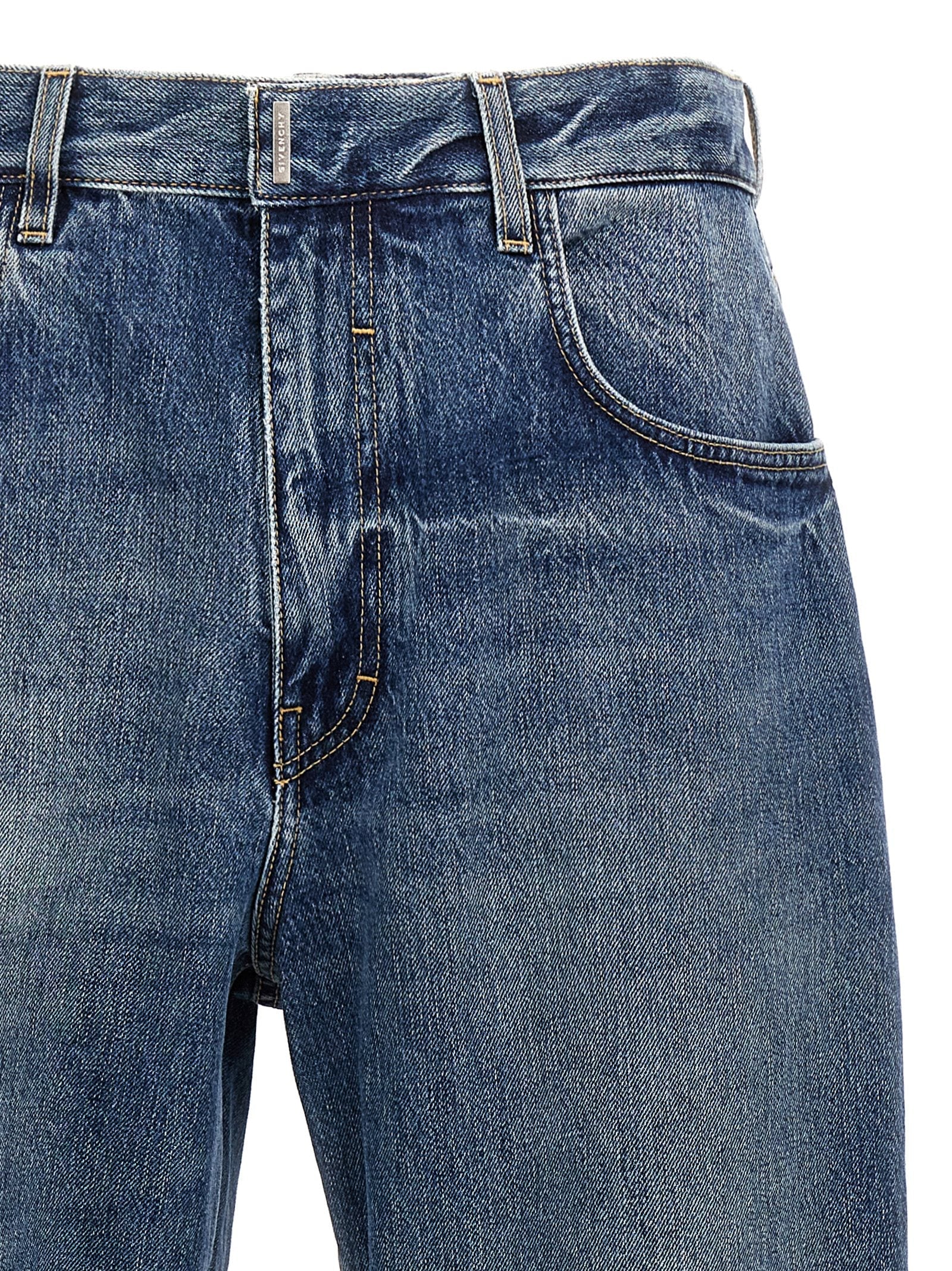 GIVENCHY - GIVENCHY - Logo plaque jeans - Men’s Clothing