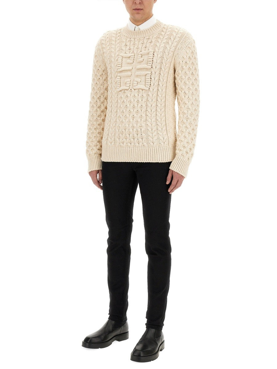 Givenchy - Givenchy Jersey With Logo - Men’s Knitwear